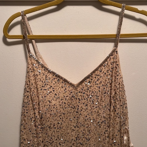 Mac Duggal Floral Embellished Spaghetti Strap Gown Size 12 NWT - Picture 17 of 17